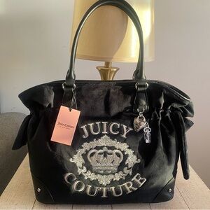 NWT Juicy Couture Falling for Juicy Tote in Licorice!
